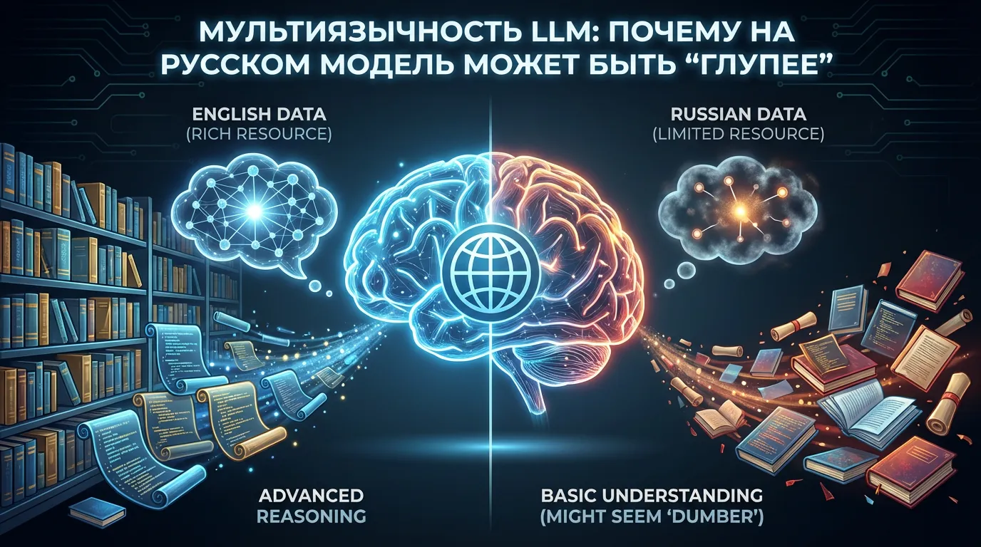 Почему LLM «глупеет» на русском: главные причины