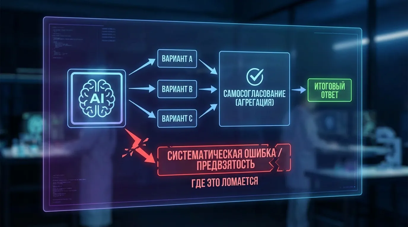 Самопроверка ИИ: что такое Self-Consistency простыми словами